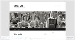 Desktop Screenshot of editoraufs.wordpress.com