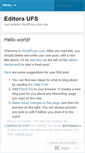 Mobile Screenshot of editoraufs.wordpress.com