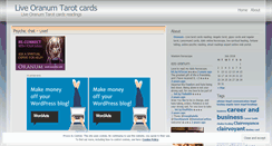 Desktop Screenshot of livetarotcards.wordpress.com