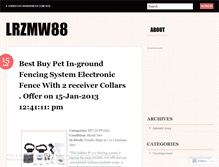 Tablet Screenshot of lrzmw88.wordpress.com
