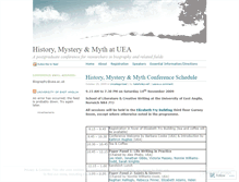 Tablet Screenshot of historymysteryandmythatuea.wordpress.com