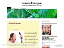 Tablet Screenshot of pelanggan.wordpress.com