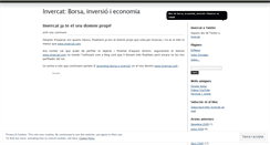 Desktop Screenshot of invercat.wordpress.com