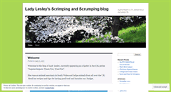 Desktop Screenshot of ladylesley.wordpress.com