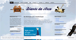 Desktop Screenshot of diantedaarca.wordpress.com