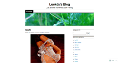 Desktop Screenshot of luekdy.wordpress.com