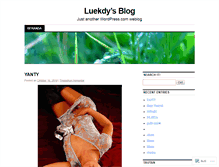 Tablet Screenshot of luekdy.wordpress.com