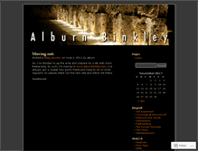 Tablet Screenshot of alburn.wordpress.com