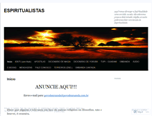Tablet Screenshot of epiritualistas.wordpress.com