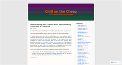 Desktop Screenshot of chillonthecheap.wordpress.com