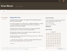 Tablet Screenshot of kiranmurari.wordpress.com