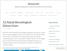 Tablet Screenshot of eraislam.wordpress.com