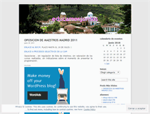 Tablet Screenshot of educamosjuntos.wordpress.com