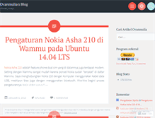 Tablet Screenshot of ovanmulia.wordpress.com