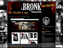 Tablet Screenshot of bronk.wordpress.com