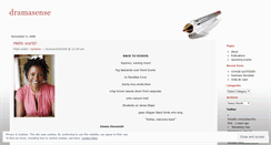 Desktop Screenshot of dramasense.wordpress.com