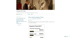 Desktop Screenshot of curatorbyday.wordpress.com