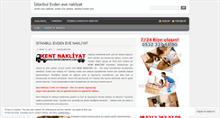 Desktop Screenshot of evdenevenakliyatistanbul.wordpress.com
