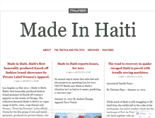 Tablet Screenshot of madeinhaiti09.wordpress.com