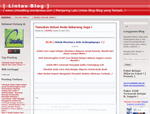 Tablet Screenshot of lintasblog.wordpress.com