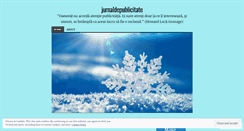 Desktop Screenshot of jurnaldepublicitate.wordpress.com