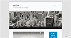 Desktop Screenshot of caherim.wordpress.com