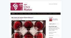 Desktop Screenshot of chezmatze.wordpress.com