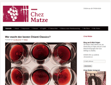 Tablet Screenshot of chezmatze.wordpress.com