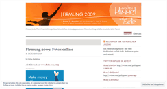 Desktop Screenshot of firmung09.wordpress.com