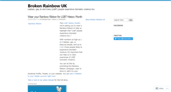 Desktop Screenshot of brokenrainbowlgbt.wordpress.com