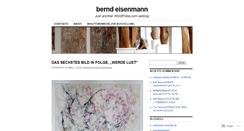 Desktop Screenshot of berndeisenmann.wordpress.com