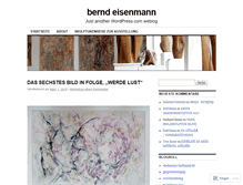 Tablet Screenshot of berndeisenmann.wordpress.com