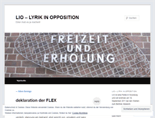 Tablet Screenshot of lyrikinopposition.wordpress.com