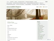 Tablet Screenshot of chauvinists.wordpress.com