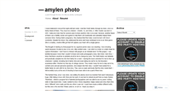 Desktop Screenshot of amylenphoto.wordpress.com