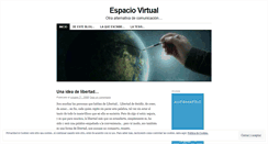 Desktop Screenshot of espaciovirtual.wordpress.com