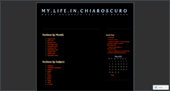 Desktop Screenshot of chiaroscurorso.wordpress.com