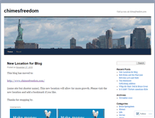 Tablet Screenshot of chimesfreedom.wordpress.com