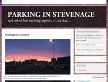 Tablet Screenshot of parkinginstevenage.wordpress.com