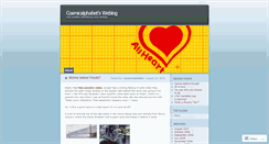 Desktop Screenshot of cosmicalphabet.wordpress.com