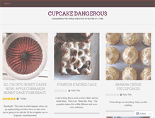 Tablet Screenshot of cupcakedangerous.wordpress.com