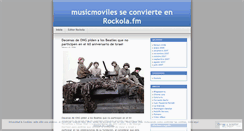 Desktop Screenshot of musicmoviles.wordpress.com