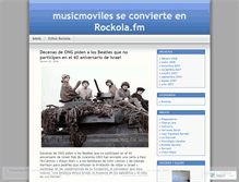 Tablet Screenshot of musicmoviles.wordpress.com