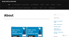 Desktop Screenshot of blackcapitalcoalition.wordpress.com