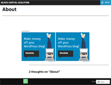 Tablet Screenshot of blackcapitalcoalition.wordpress.com