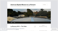 Desktop Screenshot of laromana2012.wordpress.com