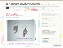 Tablet Screenshot of mypurplerine.wordpress.com