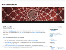 Tablet Screenshot of moralesmalkum.wordpress.com