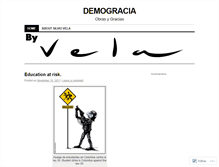 Tablet Screenshot of demogracia.wordpress.com