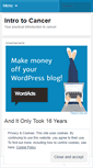 Mobile Screenshot of introtocancer.wordpress.com